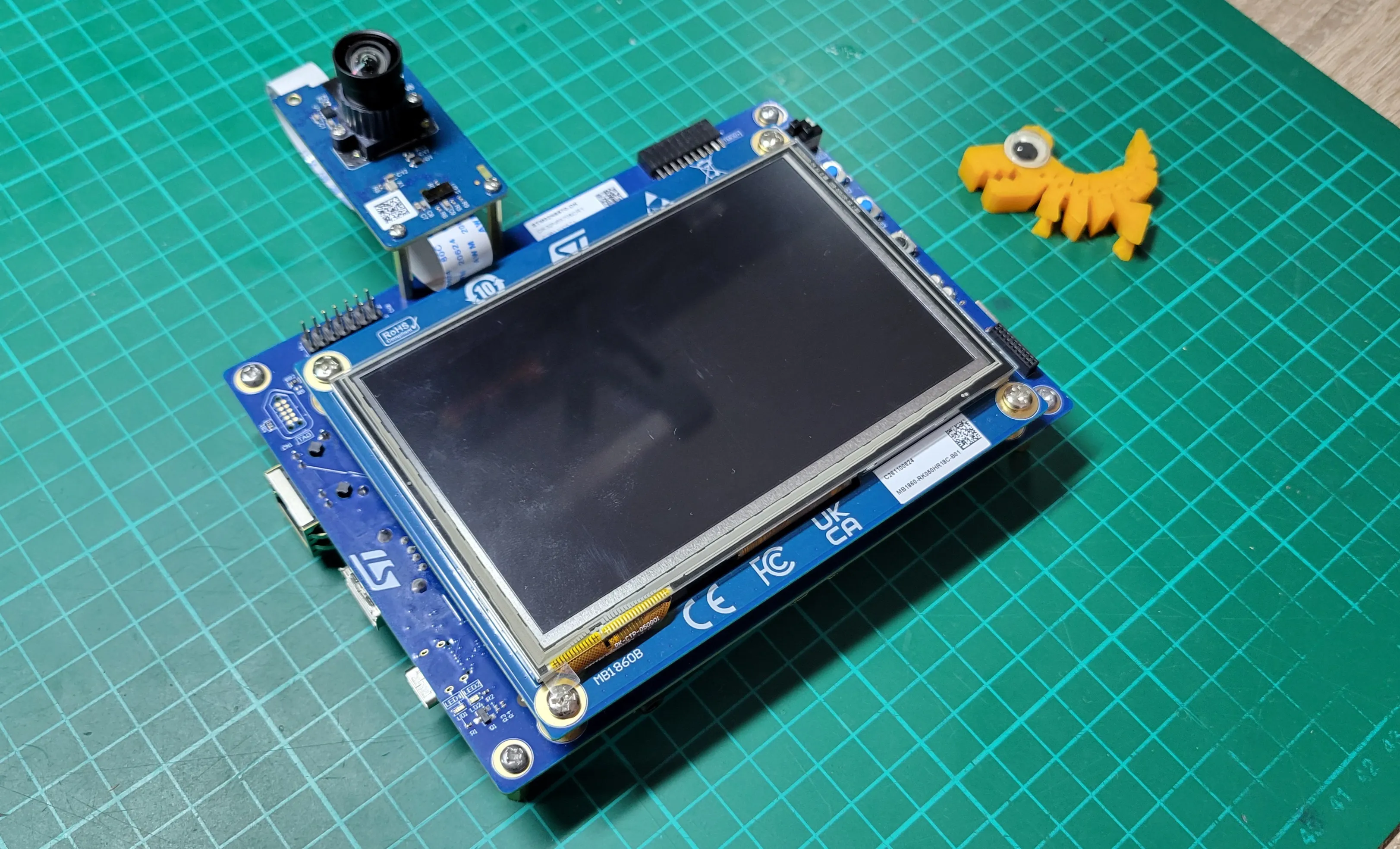 STM32N6570-DK Picture with the Supervisor.